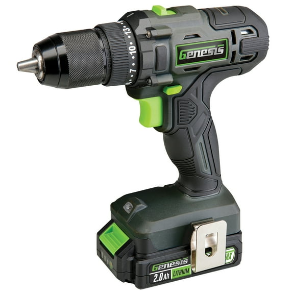 Genesis 20-Volt Cordless Li-Ion 2-Speed 1/2-In. Drill Driver