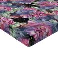thumbnail image 4 of Ambesonne Dreamy Flowers Fitted Sheet, Dreamy Floral Botany, Queen Size, Pale Fuchsia Seafoam Rose, 4 of 5