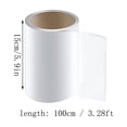 thumbnail image 3 of Vinyl Surface Repair Supply, Clear Duct Tape Heavy Duty, Waterproof Adhesive, Clear Vinyl Roll, 5.9 Inch X 100 Inch Transparent Flexible Roll Suitable for Patching Inflatable, 3 of 6