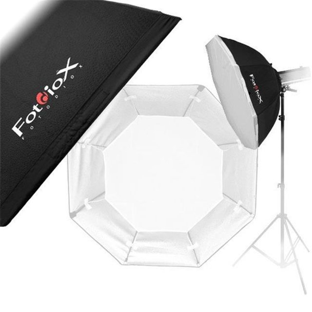 Fotodiox SBX-Stnd-BronPuls-24x24 Boîte à Souples Pro 24 x 24 Po avec Speedring Broncolor pour Bronocolor, Flashman & Compatible - Boîte à Souples Standard avec Intérieur Réfléchissant Argenté avec Double Diffusion