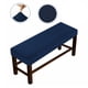 thumbnail image 3 of Fundas elásticas suaves para sillas y bancos de comedor, protector de asiento para Azul, 3 of 9