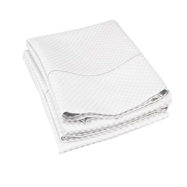 Impressions CR800KGPC CHWH 800 King Taie d'Oreiller Coton Riche - Blanc