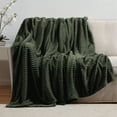 Nestl Cut Plush Fleece Blanket, Soft Lightweight Fuzzy Luxury Queen