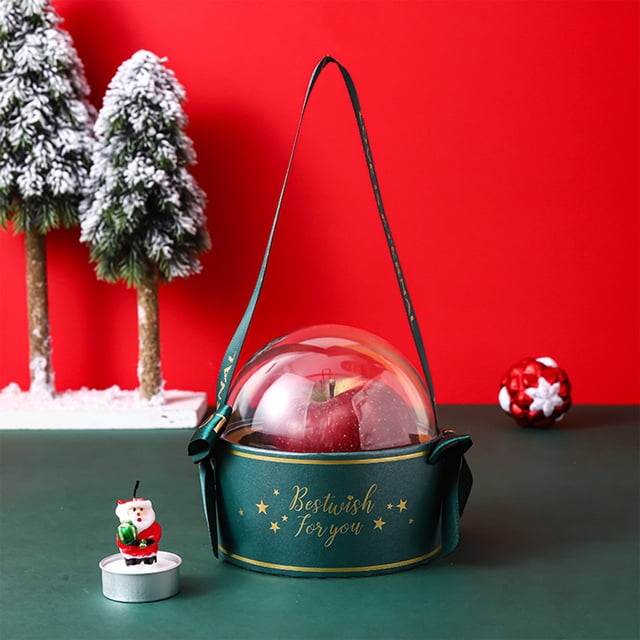 Christmas Christmas Eve Fruit Packaging Box Christmas Transparent Gift Box Art Gift Box