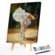 thumbnail image 2 of Kit de pintura por números DIY Ballet Girl pintado a mano cuadro al óleo artesanía decoración de pared FLhrweasw Nuevo, 2 of 9