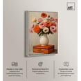 thumbnail image 2 of Beautiful Floral Vase and Box Canvas Print Fashion Art Prints by Art Remedy, Silver Frame, 16 x 24, 2 of 7