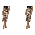 thumbnail image 3 of Minnieouse Vintage con estampado de leopardo para mujer, para fiestas, bodas y bares, faldas de mujer, lápiz, faldas largas, a cuadros, marrón s marrón s,1 2piezas, 3 of 6