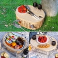 thumbnail image 3 of Cesta de pícnic StBoo para 2 personas con mesa de vino Willow, 3 of 7
