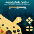 thumbnail image 4 of Controlador Inalámbrico Pro para Nintendo Switch, PC, iOS, Android con Vibración, Giroscopio, Turbo y Programable, 4 of 6