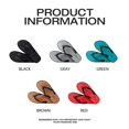 thumbnail image 2 of Men's Summer Anti-Slip Outdoor Flip-Flops with Clips Clip-On Sandals Rubber Beach Shoes Men's Fashionable, 2 of 7
