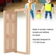 thumbnail image 2 of Liukouu Puerta de Madera para casa de mu?ecasPuerta de Sala de Estar 1:12Mini Puerta de casa de mu?ecaspara Accesorios de casa de mu?ecascasa de mu?ecas DIY Khall YX01666, 2 of 6