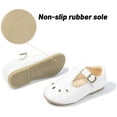thumbnail image 3 of Toddler Little Girl Mary Jane Dress Shoes Ballet Flats for Girl Party School Shoes Bowknot Princess Shoes, 3 of 6