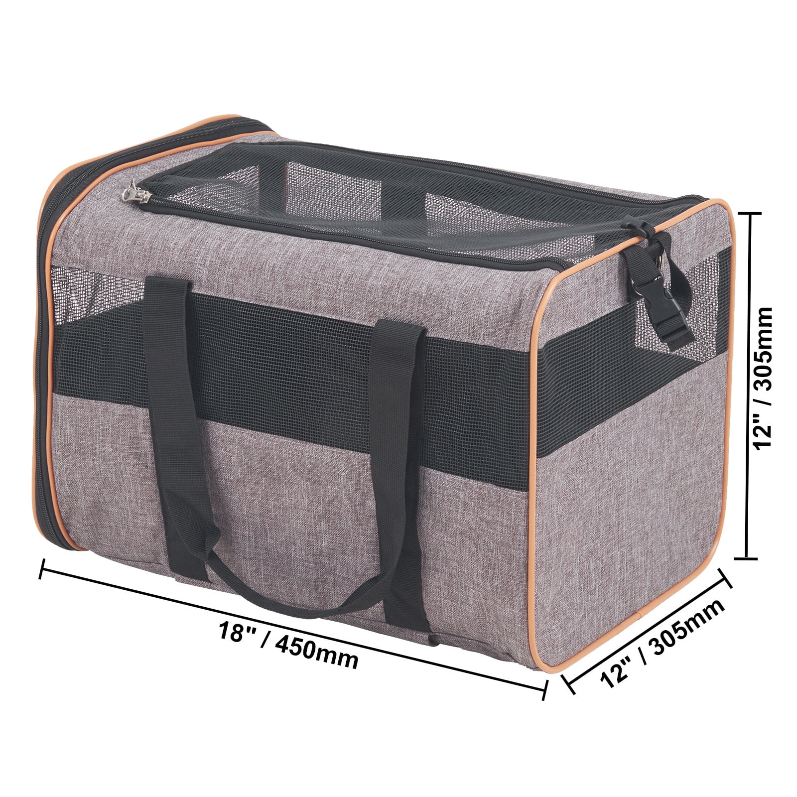KFFKFF Cat Vehicle With Wheels, Airlines Approve, 22 -pound Rolling Pet Vehicle, Gray, Suitable For Cats and Dogs, Small and Medium -sized Animals, Kittens Puppy
