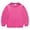 Hot Pink, variant on WUANDIXFA Girls Crewneck Sweatshirts 1-8 Years Kids Cute Hoodless Fleece Pullover Fall Winter Tops,Navy,7-8 Years
