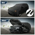 thumbnail image 3 of Unique Bargains 190T-PU Waterproof SUV Cover for Chevrolet 4 Door 2007-2024 W/ Driver Door Zipper Black 209"x80.7"x65", 3 of 6