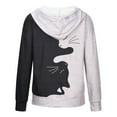 thumbnail image 4 of Suéter informal de manga larga con estampado de gato ancho para otoño e invierno para mujer Fridja  bvmnju6370, 4 of 8