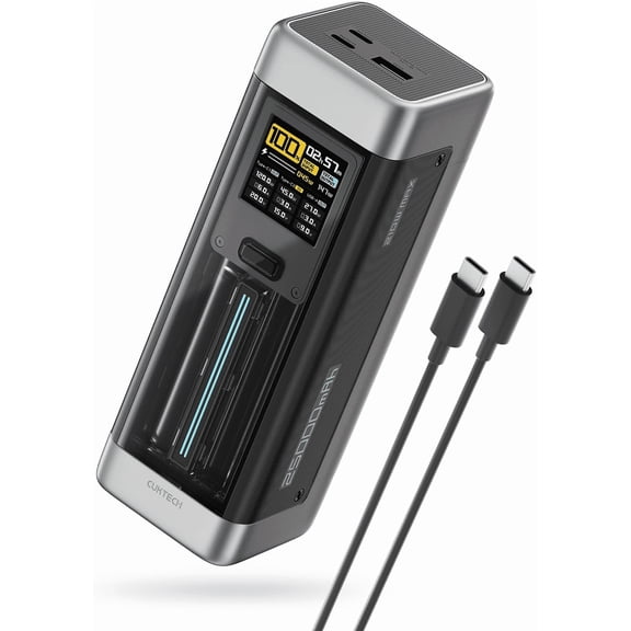 CUKTECH NO.20 25,000mAh 140W 3-Port Laptop Power Bank, Fast Charging for iPhone/MacBook/Samsung