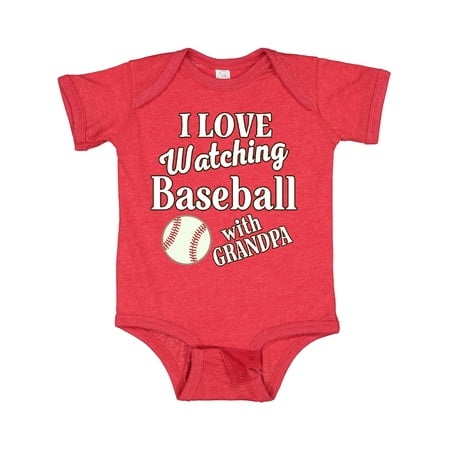 

Inktastic Grandpa Baseball Grandchild Gift Baby Boy or Baby Girl Bodysuit