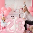 40 Inch Pastel Pink Number 3 Balloon Balloon Big Pink Digital 3 Balloon for Girl's Birthday
