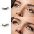 thumbnail image 2 of Unique Bargains 5 Pair 3D Curly Mixed Color False Eyelashes for Makeup Red, 2 of 5