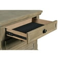 thumbnail image 4 of New Classic Furniture Allegra 3-Drawer Wood Nightstand in Pewter, 4 of 9