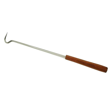 

Wiueurtly Outdoor Barbecue Tool Stainless Steel Meat Fork Lamb Spare Fork Solid Wood Handle Heat Proof Handle Easy To Carry
