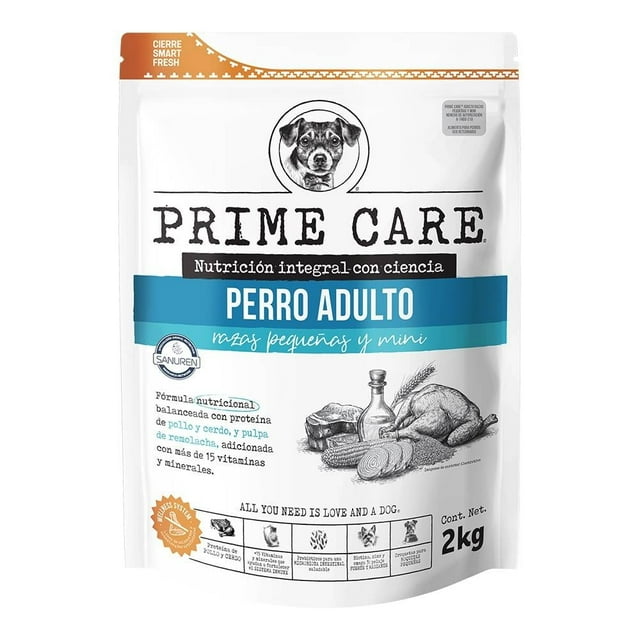 Alimento para Perro PRIME CARE Adulto Razas pequeñas y mini 2KG