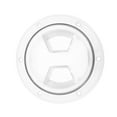thumbnail image 2 of Boat Deck Access Hatch, ABS Transparent-Cover Round Boat Deck Access Lid Deck Plate White  For Yacht For RV, 2 of 8