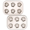 thumbnail image 4 of Molde Antiadherente Para Tartas, Bonito Molde Para Tartas De Acero Al Carbono, 2 Piezas Multifuncional Para La Cena Familiar, Cocina Diaria, Celebraciones Navideñas, Reuniones De ANGGREK Otros, 4 of 8
