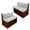 Abstract Plant, variant on Psesaysky Black American Flag RV Dinette Seat Covers 2 Piece with Elastic Edge Stretch Camper Couch Covers for Sofa Universal Fit for Travel Trailer RV Cushion Slipcovers