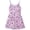 Strawberry Milk, variant on Girls Sleeveless Printed V-Waist Flutter Romper, Sizes XS-XXL