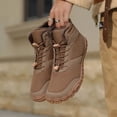 thumbnail image 6 of Mostsola Snow Boots for Women Men Lace up Barefoot Winter Boots High Top Plush Cozy Booties, 6 of 8