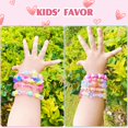 thumbnail image 2 of Pulseras para niños SIELEVIN, 27 unidades, juego de cuentas coloridas para niños de más de 3 años, 2 of 9