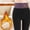 Black, variant on Womens High Waisted Fleece Lined Leggings Winter Warm Thick Thermal Soft Workout Yoga Pants Black L