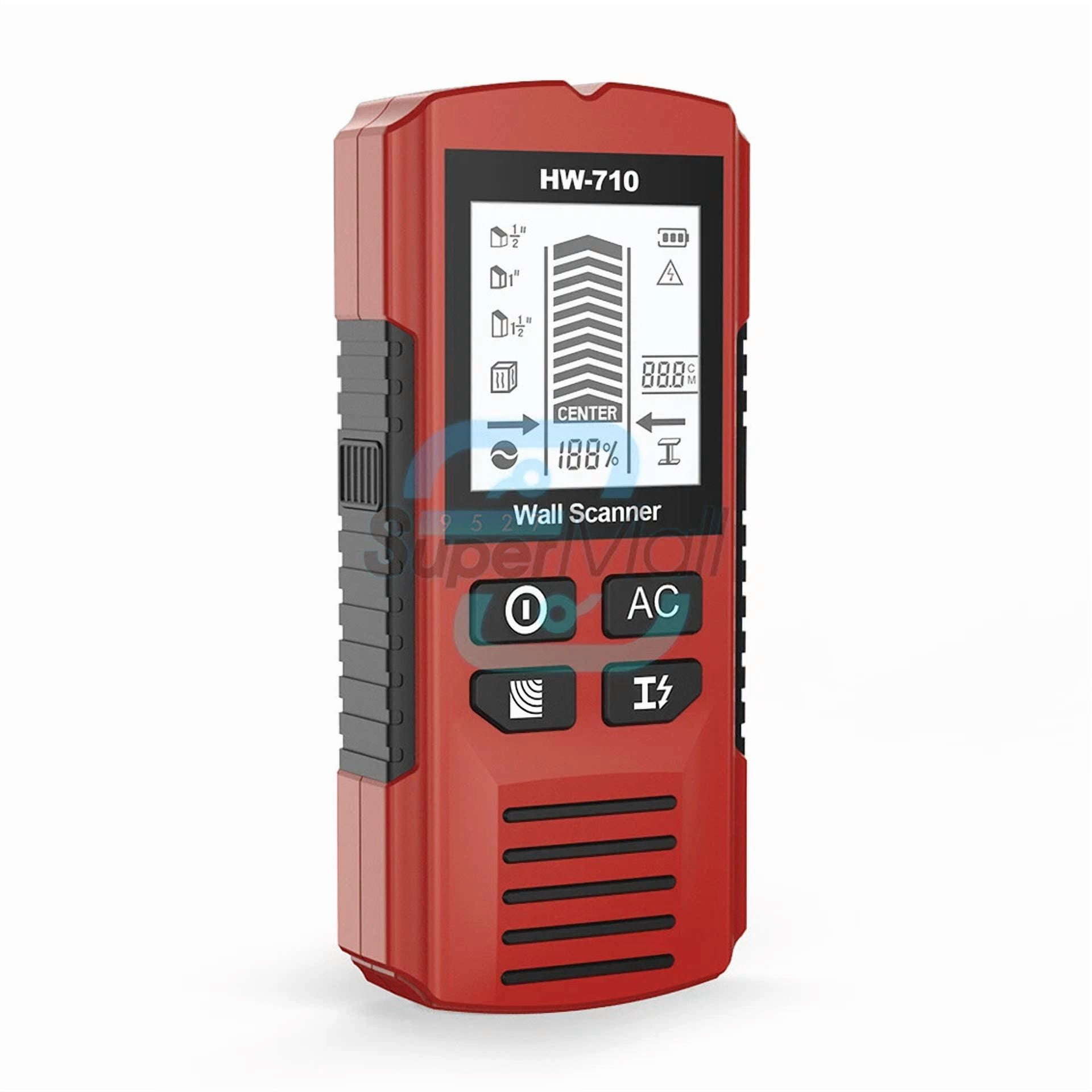 CIRCLE- Hw-710 Stud Finder Wall Scanner 6-In-1 Handheld Wall Detector Metal Detector Usa