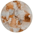 thumbnail image 2 of Addison Rugs Chantille Indoor/Outdoor Transitional Watercolors Paprika Washable Round Rug, 8' x 8', 2 of 6