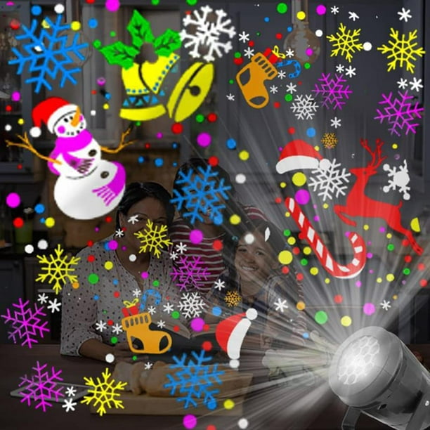 LightShow Projecteur d'images à DEL de scènes de Noël d'extérieur