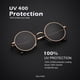 thumbnail image 2 of Gafas de sol KALIYADI redondas polarizadas de metal UV400 de 45 mm para hombres y mujeres, 2 of 7