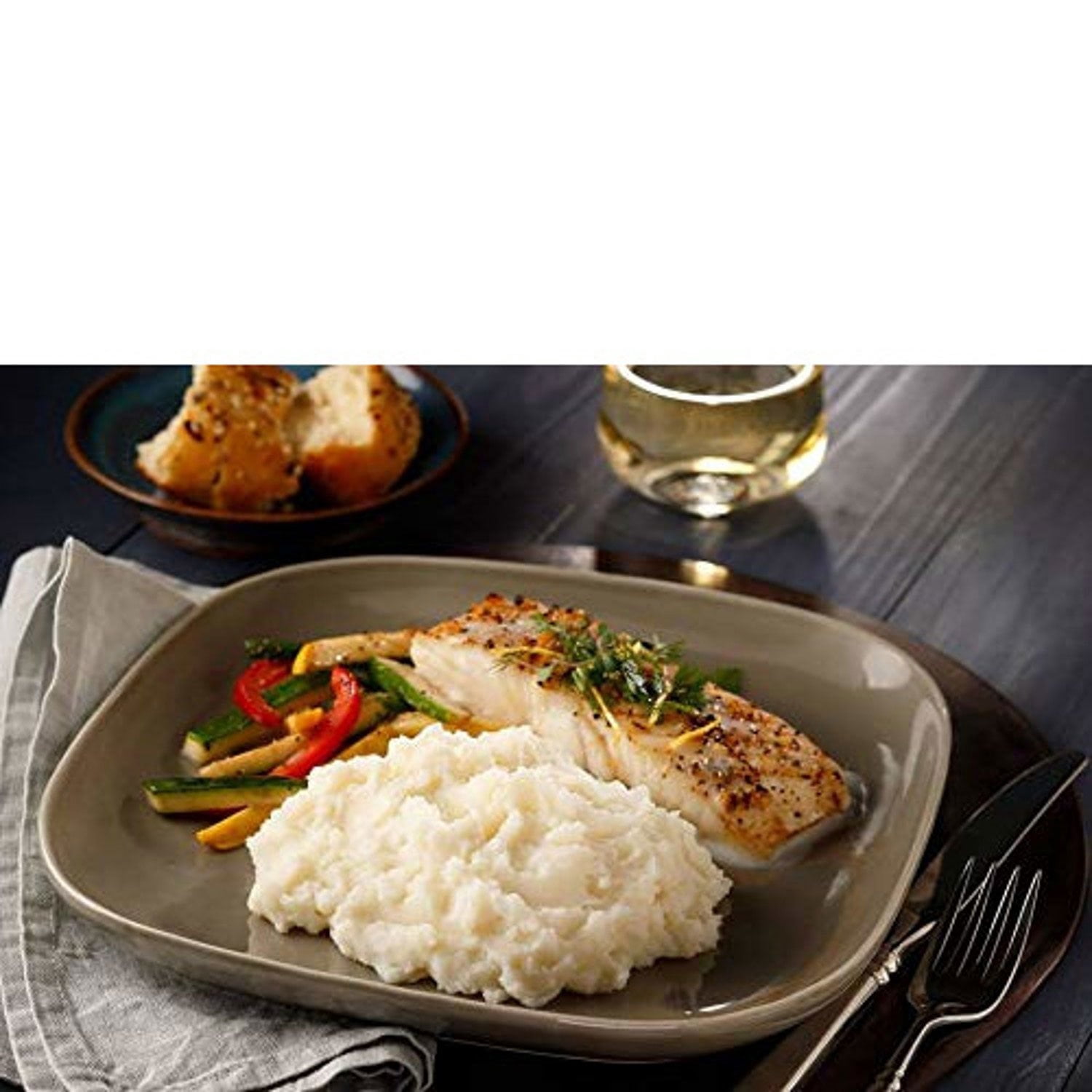 Idahoan Real Premium Mashed Potatoes, 3.25 lbs with bowl by OMA
