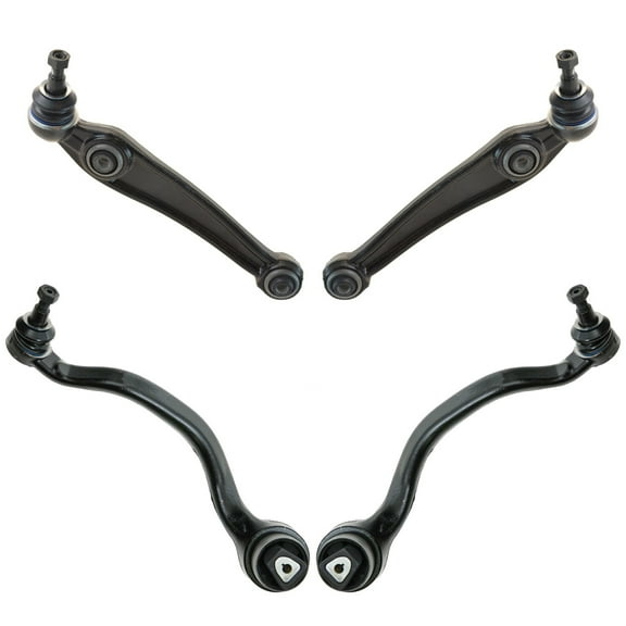 TRQ 4 Piece Front Lower Forward & Rearward Control Arm Kit for BMW X5 X6 New PSA66728