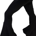thumbnail image 2 of Women Solid Color Wide Leg High Waist Stretchy  Bell Bottom Flare Pants With Plus Size, 2 of 9