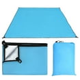 thumbnail image 3 of Waterproof Oxford Cloth Tent Ground Sheet, Multi-functional Picnic Mat, Silvers Coating Sunshade Canopy, Easy Setup, For Camping, Outdoor Events, Durable Fabric, Portable Lightweight,, Acppild, 3 of 7