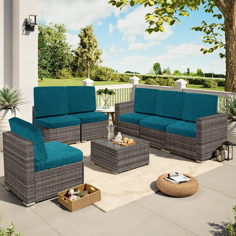 10 Pcs Stretch Patio Cushion Covers Outdoor Cushion Covers,for