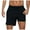 Black, variant on CHEEREAM Mens Swim Trunks with Compression Lined Short Bathing Suits for Men 5 Inch Inseam Liner Men's Swimming Trunk Army Green L