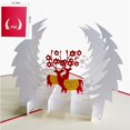 thumbnail image 1 of Tarjetas de Papá Noel Pop UP 3D originales, tarjetas de felicitación de Navidad, invitaciones de fiesta, regalos, tarjeta de regalo de Año Nuevo, tarjeta postal de aniversario, 1 of 5