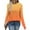 Summer Tops Orange, variant on Womens Fall Clothes, Long Sleeve Shirts for Women Winter Fashion Loose Fit Ombre Tie Dye Crewneck T-Shirts