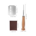 thumbnail image 2 of Bread Scoring Tool, Bread Lame with 5 Pieces Replaceable Blades, Stainless Steel Bread Lame Knife with Wooden Handle, Sourdough Scoring Tool with Leather Protective Cover for Bread Baking, 2 of 5