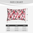 thumbnail image 4 of Sikiie Makeup Print Plush Pillow Cover, Wrinkle-proof and Stain-resistant Pillow Protector without Pillow Core, Home Decoration-16"x24", 4 of 6