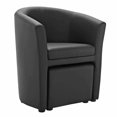 thumbnail image 2 of Modway Chaise Longue de Confidentialité, Noir, 2 of 5