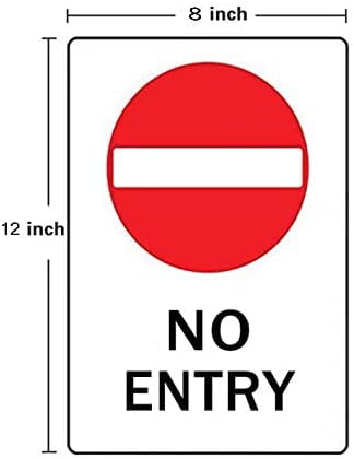 New Street Sign Warning Plaque Wall Decor Do Not Plow Snow Against Fence Parking for Sign Courtyard Decoration Office Sign Outdoor & Indoor Safety Aluminum Sign Inch